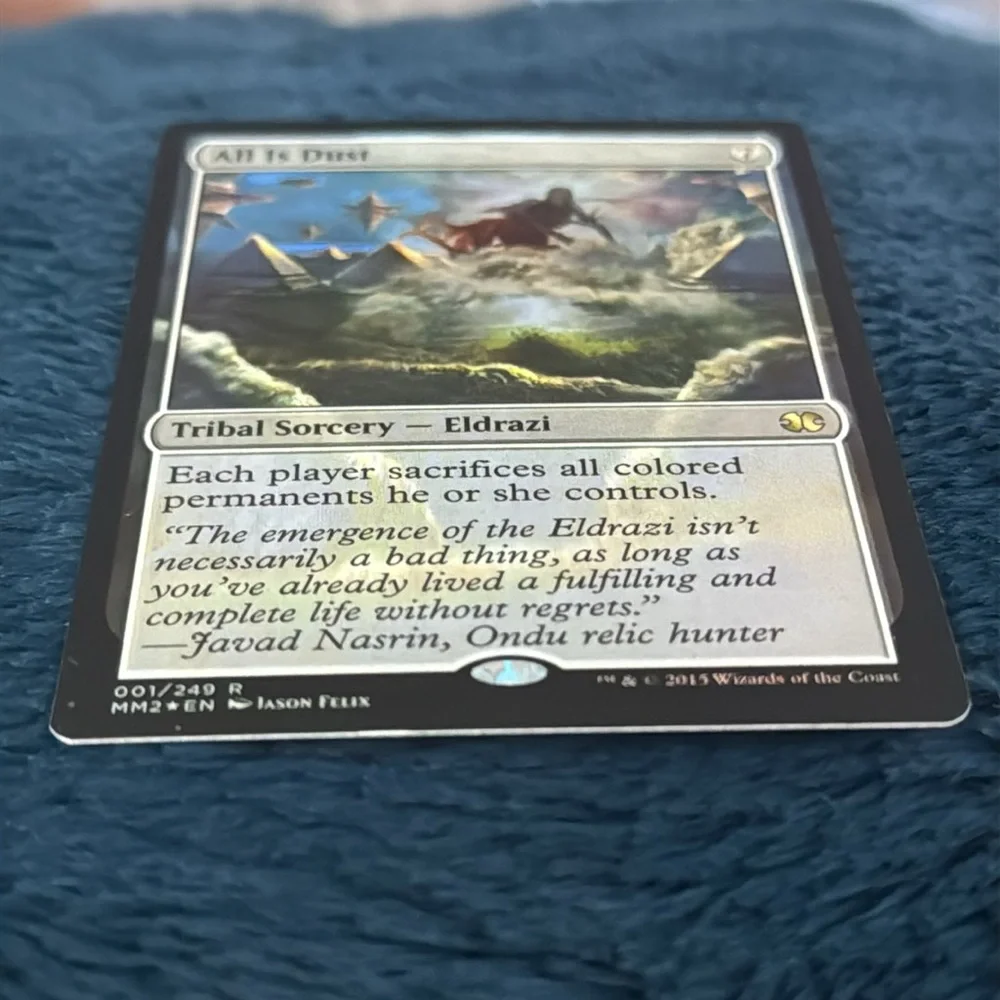 FOIL MTG Magic the Gathering All Is Dust - Picture 3 of 6